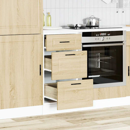 Base da Cucina Porto Rovere Sonoma in Legno Multistrato
