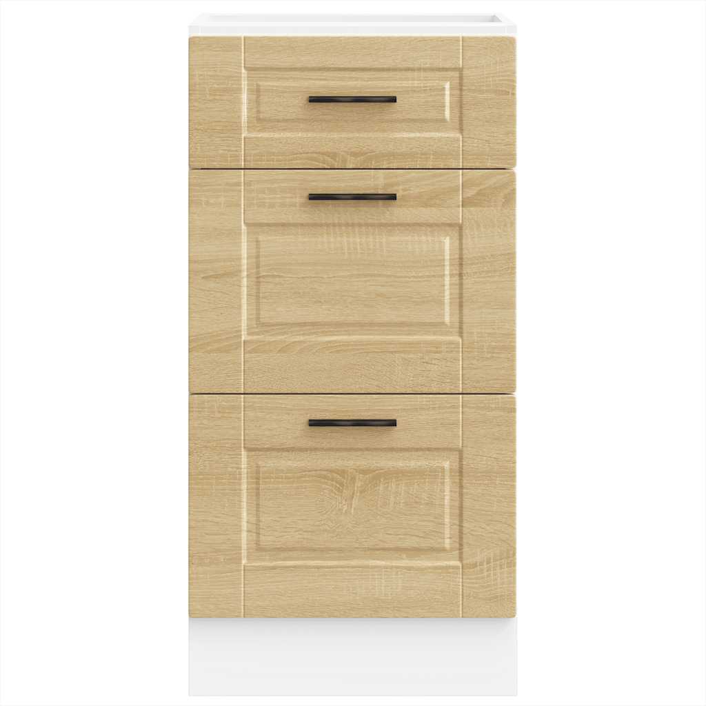 Base da Cucina Porto Rovere Sonoma in Legno Multistrato
