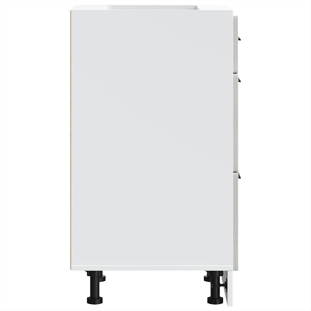 Base da Cucina Porto Grigio Cemento in Legno Multistrato - homemem39