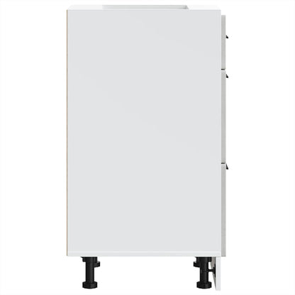 Base da Cucina Porto Grigio Cemento in Legno Multistrato - homemem39