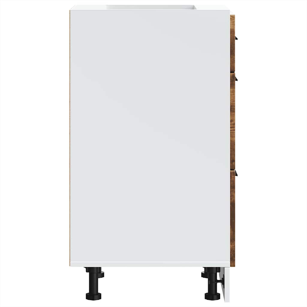 Base da Cucina Porto Rovere Fumo in Legno Multistrato - homemem39