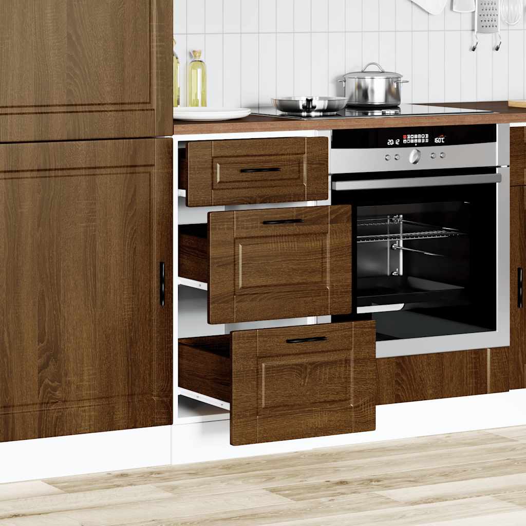 Base da Cucina Porto Rovere Marrone in Legno Multistrato | homemem39