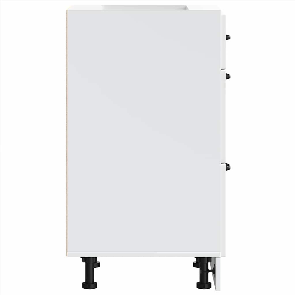 Base da Cucina Lucca Bianco in Legno Multistrato - homemem39