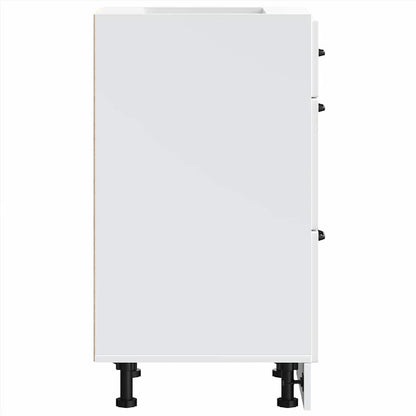 Base da Cucina Lucca Bianco in Legno Multistrato - homemem39