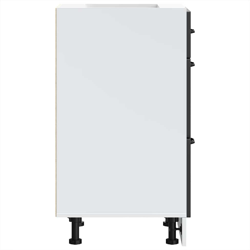 Base da Cucina Lucca Nero in Legno Multistrato - homemem39