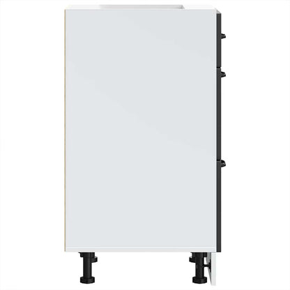 Base da Cucina Lucca Nero in Legno Multistrato - homemem39