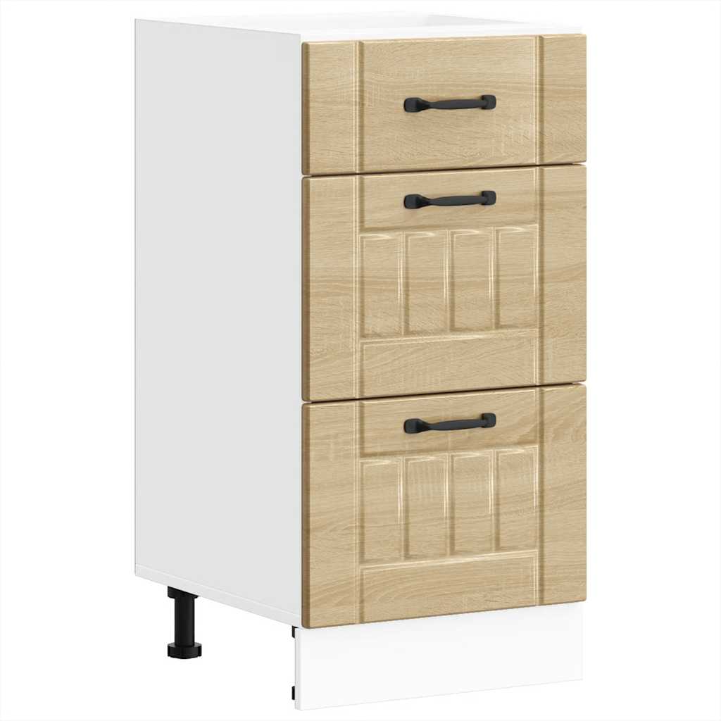 Base da Cucina Lucca Rovere Sonoma in Legno Multistrato - homemem39