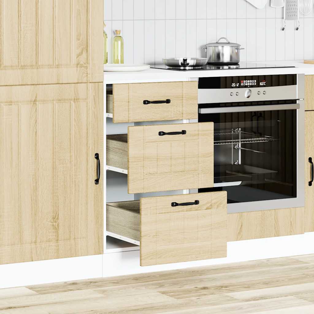 Base da Cucina Lucca Rovere Sonoma in Legno Multistrato | homemem39