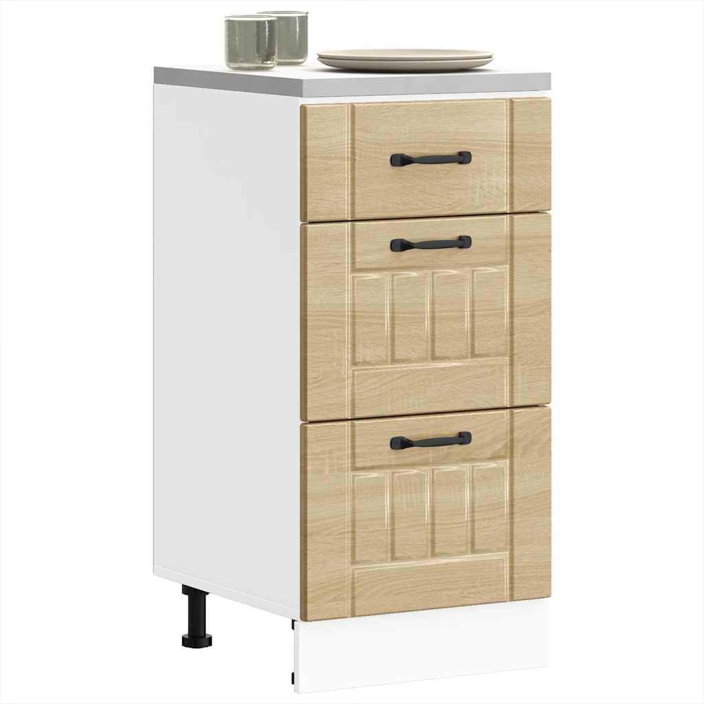 Base da Cucina Lucca Rovere Sonoma in Legno Multistrato - homemem39