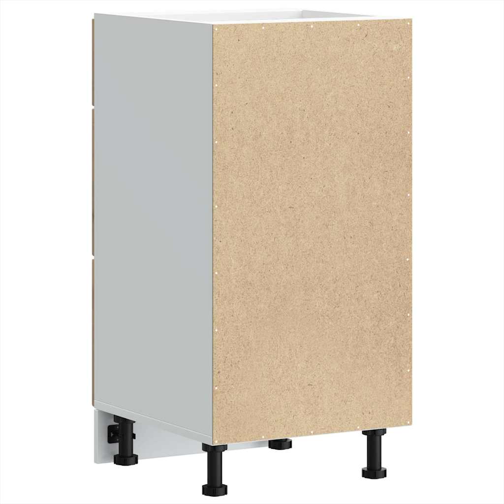 Base da Cucina Lucca Rovere Artigianale in Legno Multistrato | homemem39
