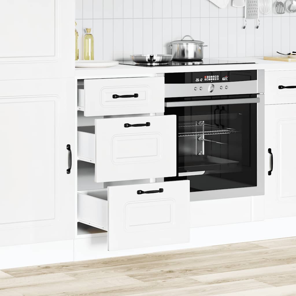 Base da Cucina Kalmar Bianco in Legno Multistrato - homemem39