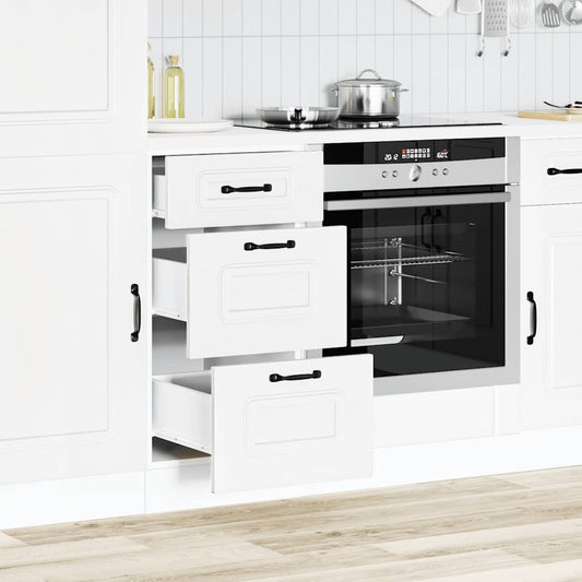 Base da Cucina Kalmar Bianco in Legno Multistrato - homemem39