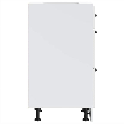 Base da Cucina Kalmar Bianco in Legno Multistrato - homemem39