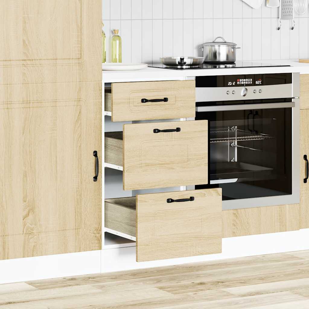Base da Cucina Kalmar Rovere Sonoma in Legno Multistrato | homemem39