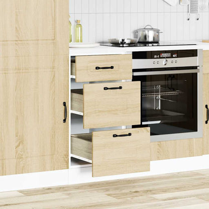 Base da Cucina Kalmar Rovere Sonoma in Legno Multistrato | homemem39