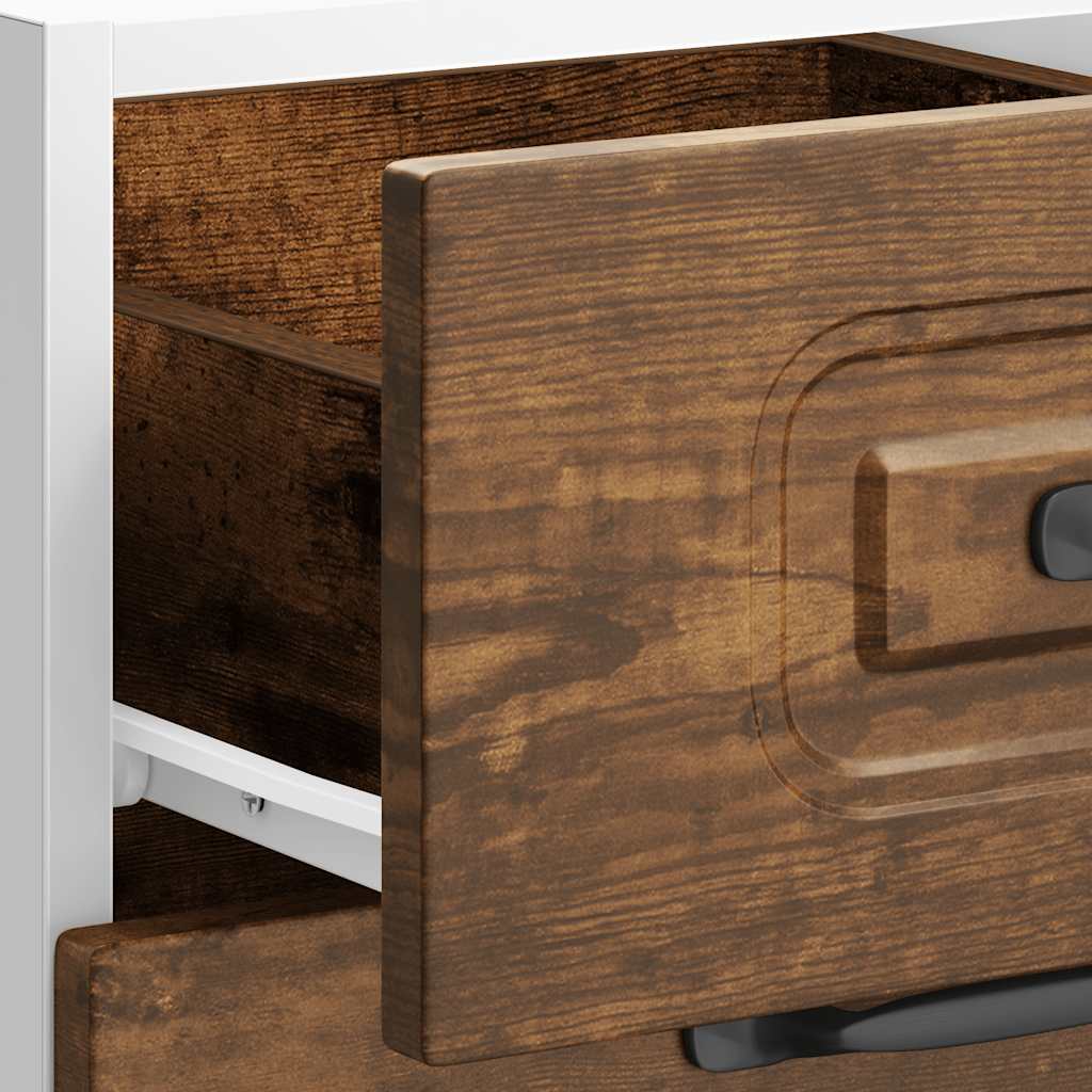 Base da Cucina Kalmar Rovere Fumo in Legno Multistrato | homemem39