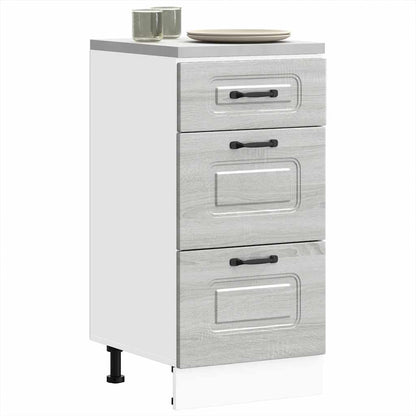 Base da Cucina Kalmar Grigio Sonoma in Legno Multistrato