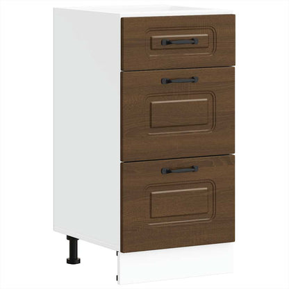 Base da Cucina Kalmar Rovere Marrone in Legno Multistrato