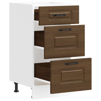 Base da Cucina Kalmar Rovere Marrone in Legno Multistrato | homemem39