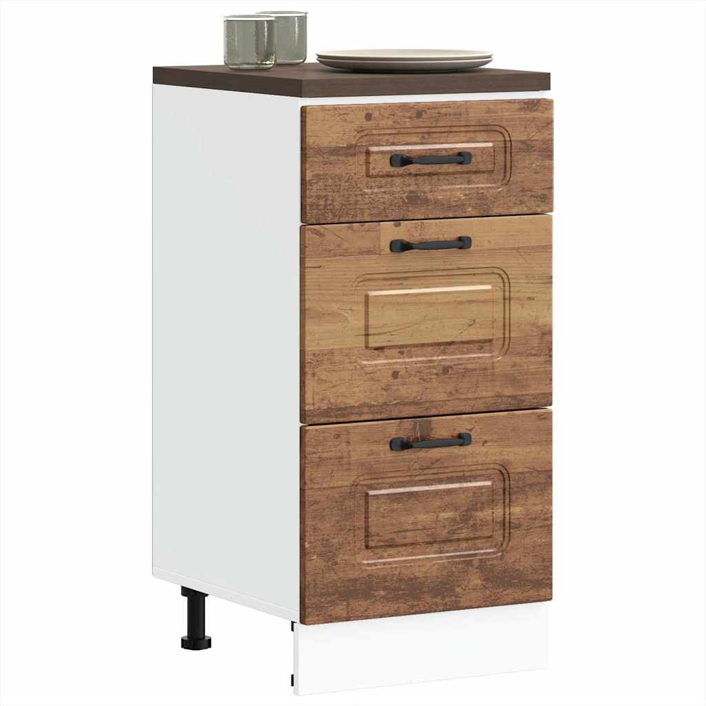 Base da Cucina Kalmar Legno Vecchio in Legno Multistrato