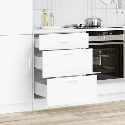 Base da Cucina “Lyon” Bianco in Legno Multistrato | homemem39