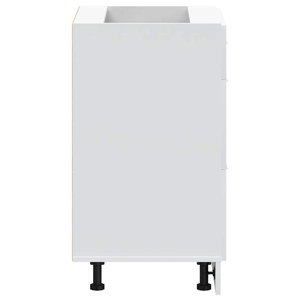 Base da Cucina “Lyon” Bianco in Legno Multistrato