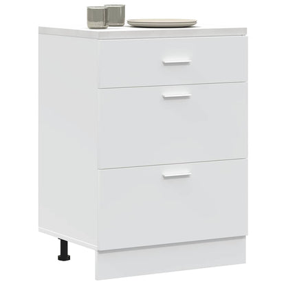 Base da Cucina “Lyon” Bianco in Legno Multistrato | homemem39