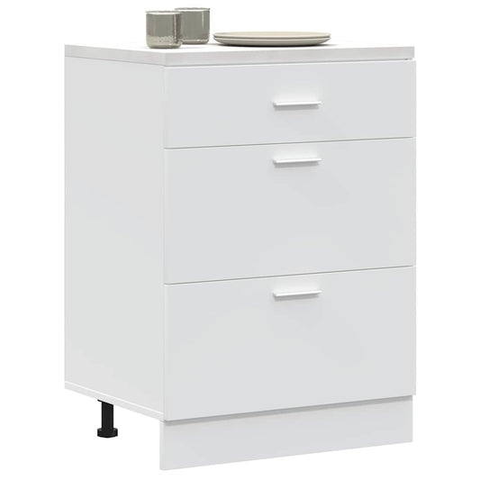 Base da Cucina “Lyon” Bianco in Legno Multistrato