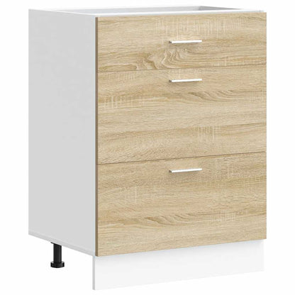 Base da Cucina “Lyon” Rovere Sonoma in Legno Multistrato