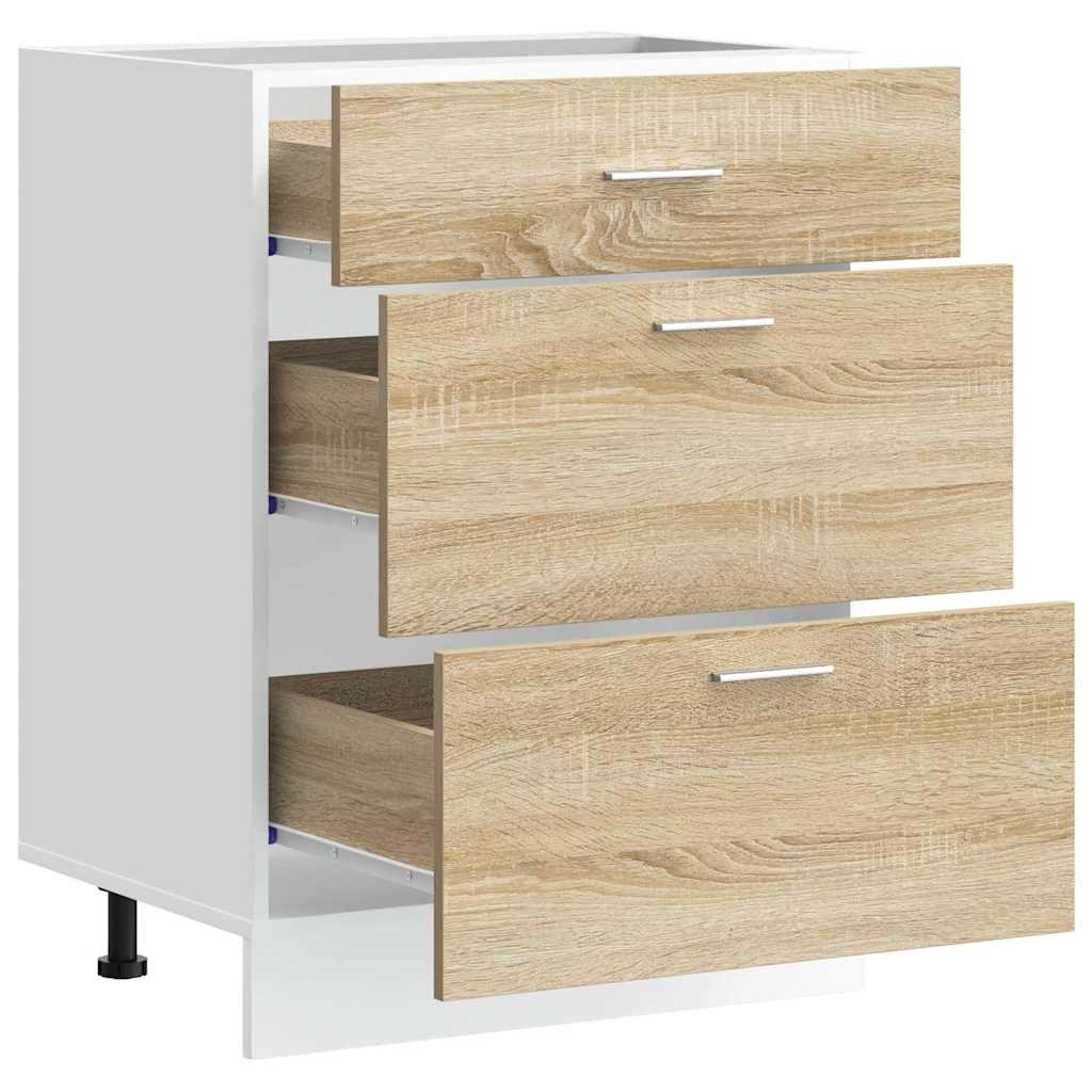 Base da Cucina “Lyon” Rovere Sonoma in Legno Multistrato