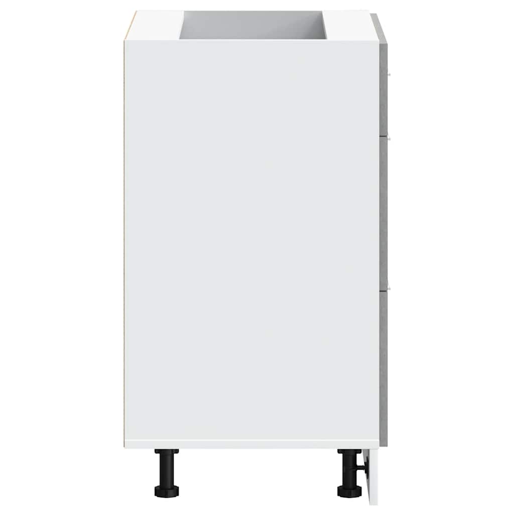 Base da Cucina “Lyon” Grigio Cemento in Legno Multistrato - homemem39