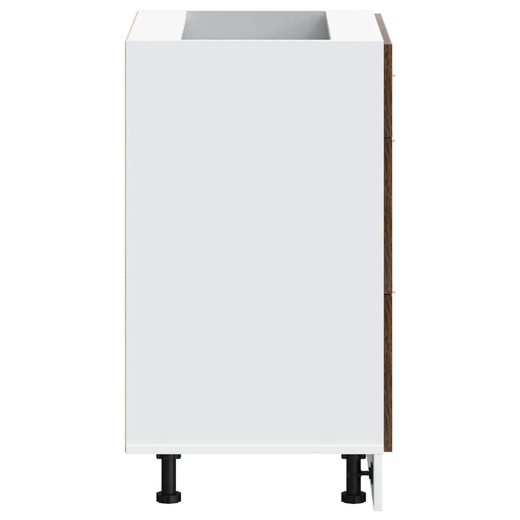 Base da Cucina “Lyon” Rovere Fumo in Legno Multistrato - homemem39