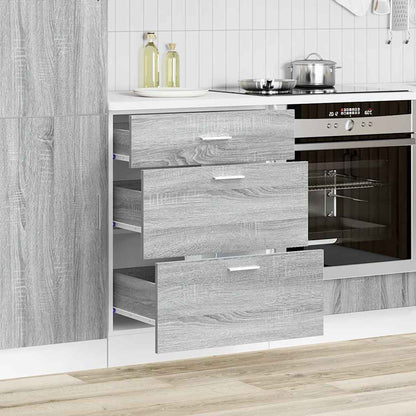 Base da Cucina “Lyon” Grigio Sonoma in Legno Multistrato