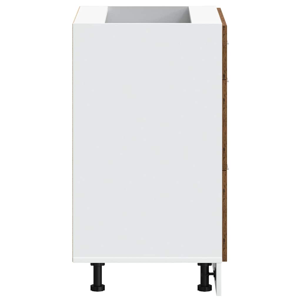 Base da Cucina “Lyon” Legno Vecchio in Legno Multistrato - homemem39