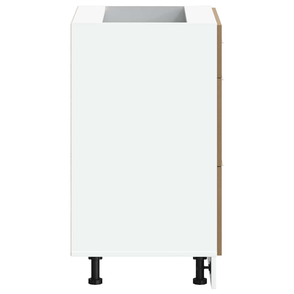 Base da Cucina “Lyon” Rovere Artigianale Legno Multistrato