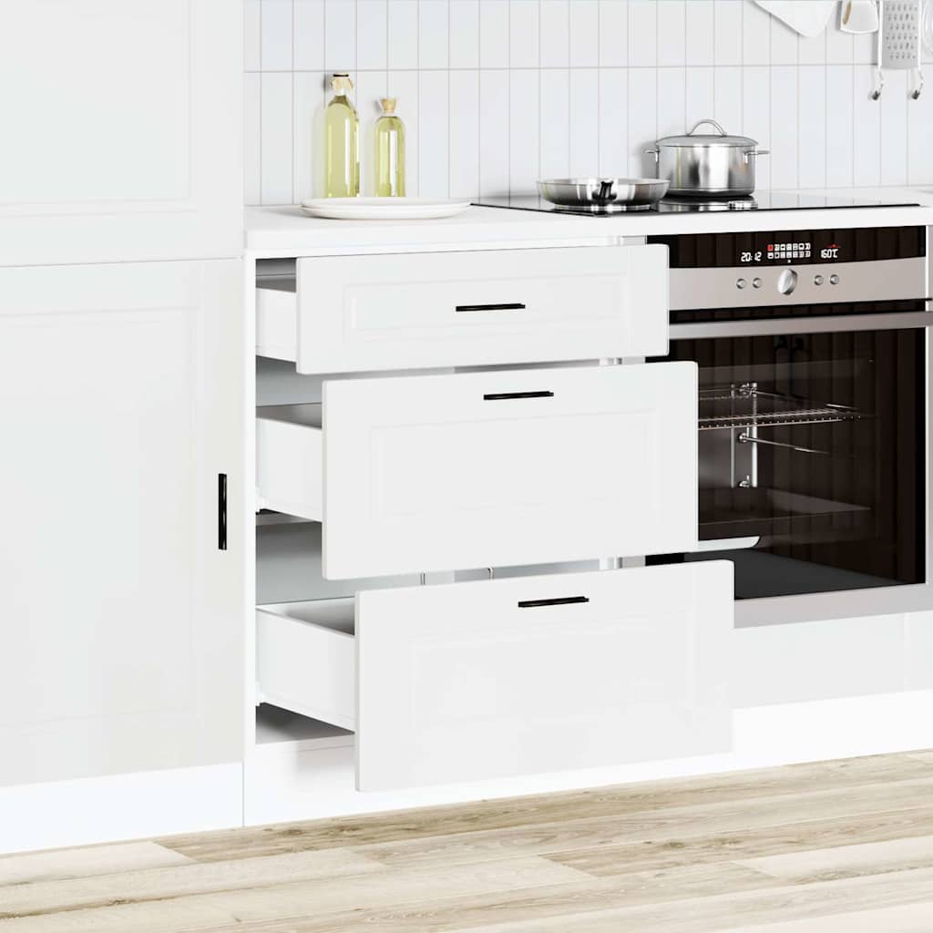 Base da Cucina Porto Bianco in Legno Multistrato