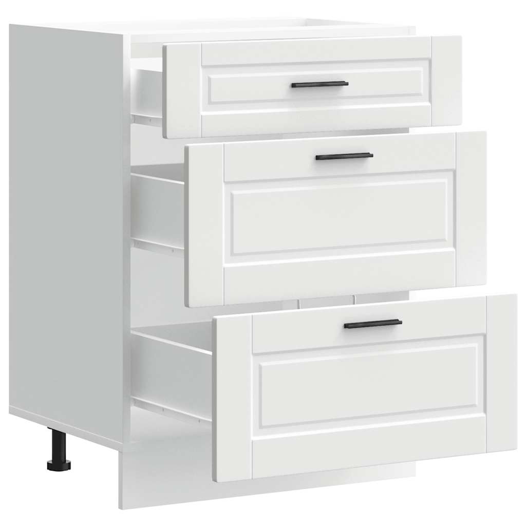 Base da Cucina Porto Bianco in Legno Multistrato - homemem39