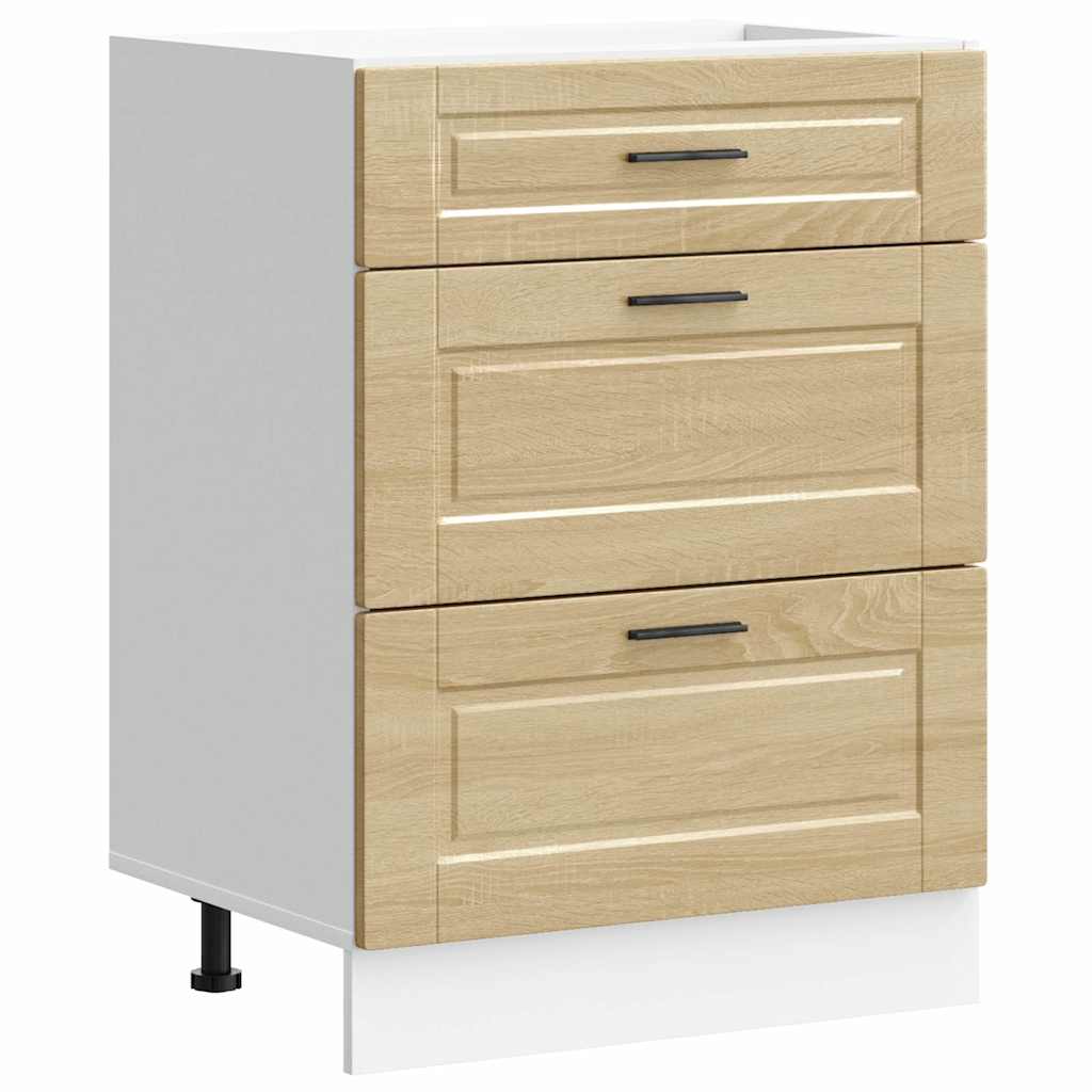 Base da Cucina Porto Rovere Sonoma in Legno Multistrato - homemem39