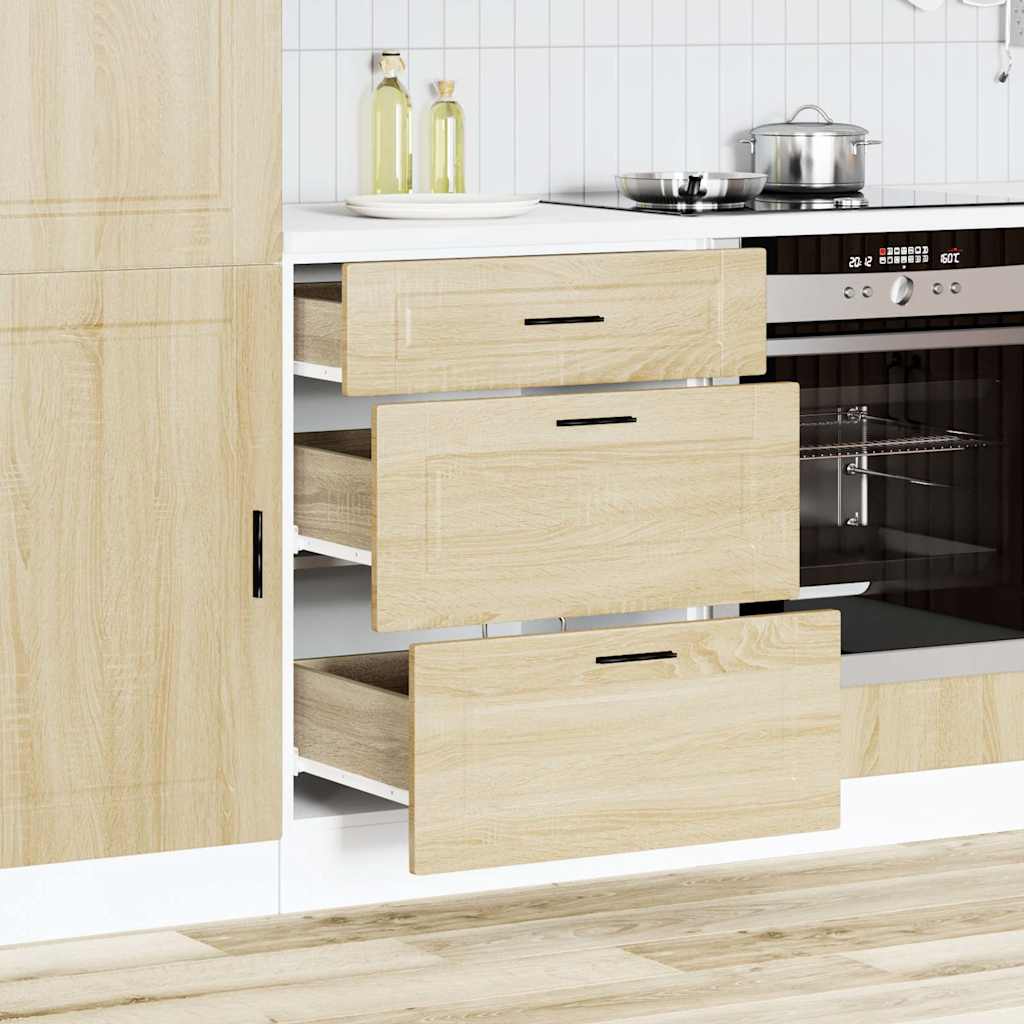 Base da Cucina Porto Rovere Sonoma in Legno Multistrato | homemem39