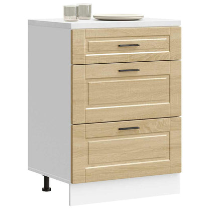 Base da Cucina Porto Rovere Sonoma in Legno Multistrato - homemem39