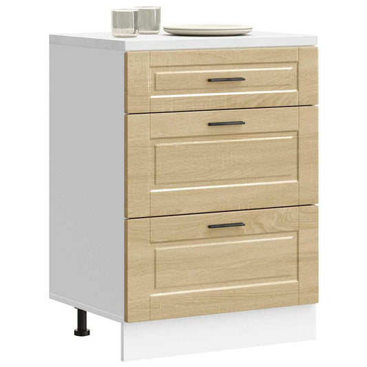 Base da Cucina Porto Rovere Sonoma in Legno Multistrato - homemem39