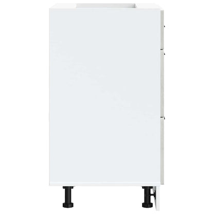 Base da Cucina Porto Grigio Cemento in Legno Multistrato - homemem39