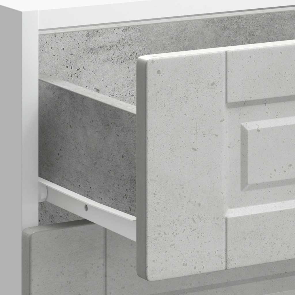 Base da Cucina Porto Grigio Cemento in Legno Multistrato