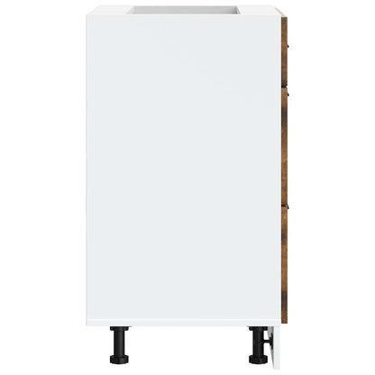 Base da Cucina Porto Rovere Fumo in Legno Multistrato - homemem39