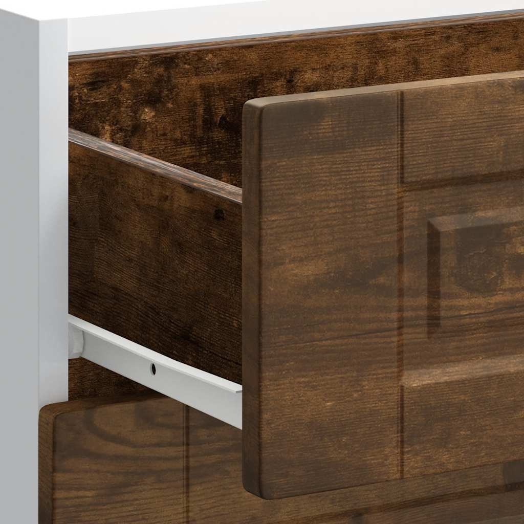 Base da Cucina Porto Rovere Fumo in Legno Multistrato