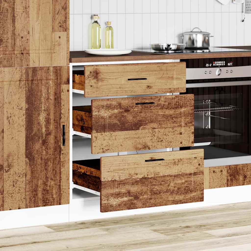 Base da Cucina Porto Legno Antico in Legno Multistrato | homemem39