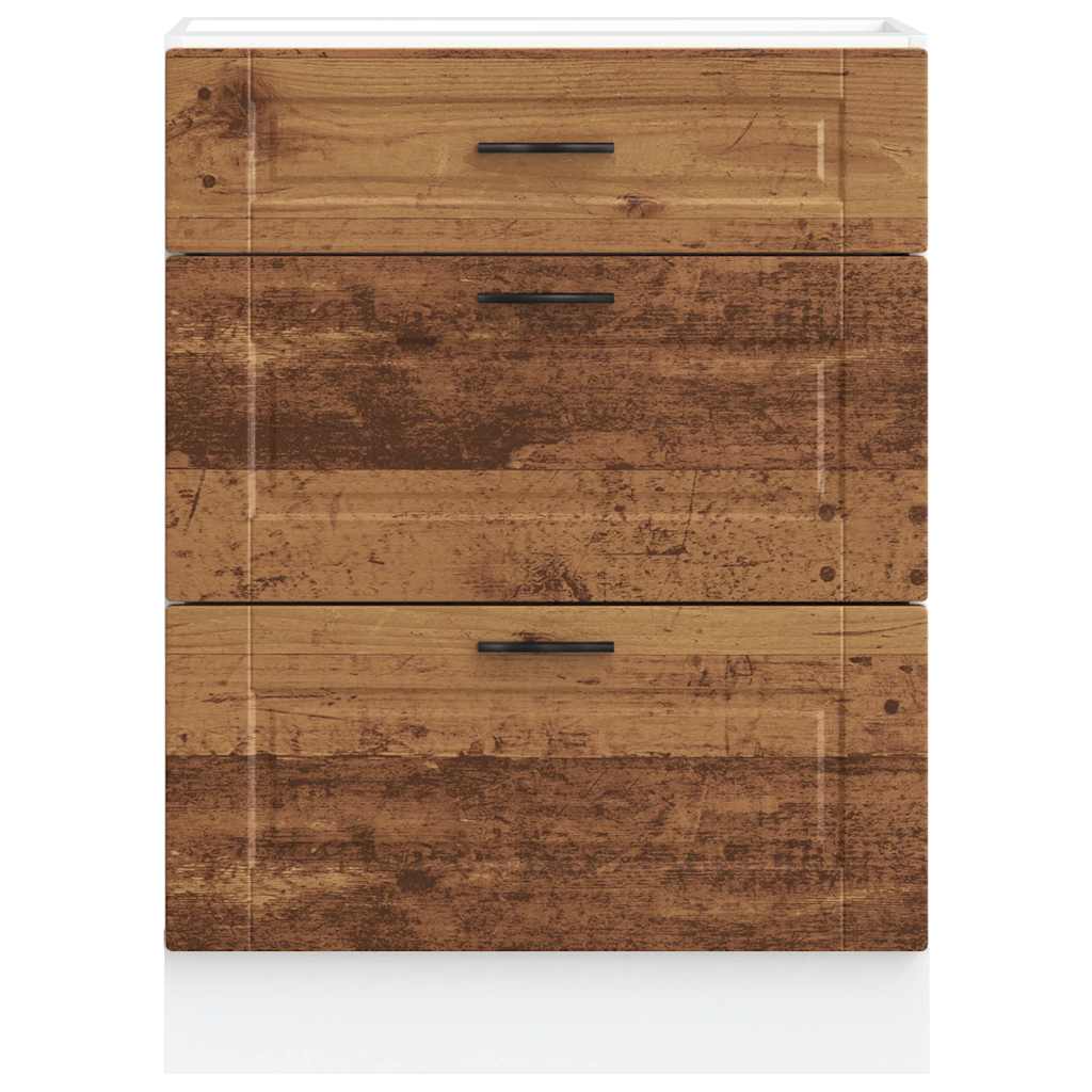 Base da Cucina Porto Legno Antico in Legno Multistrato