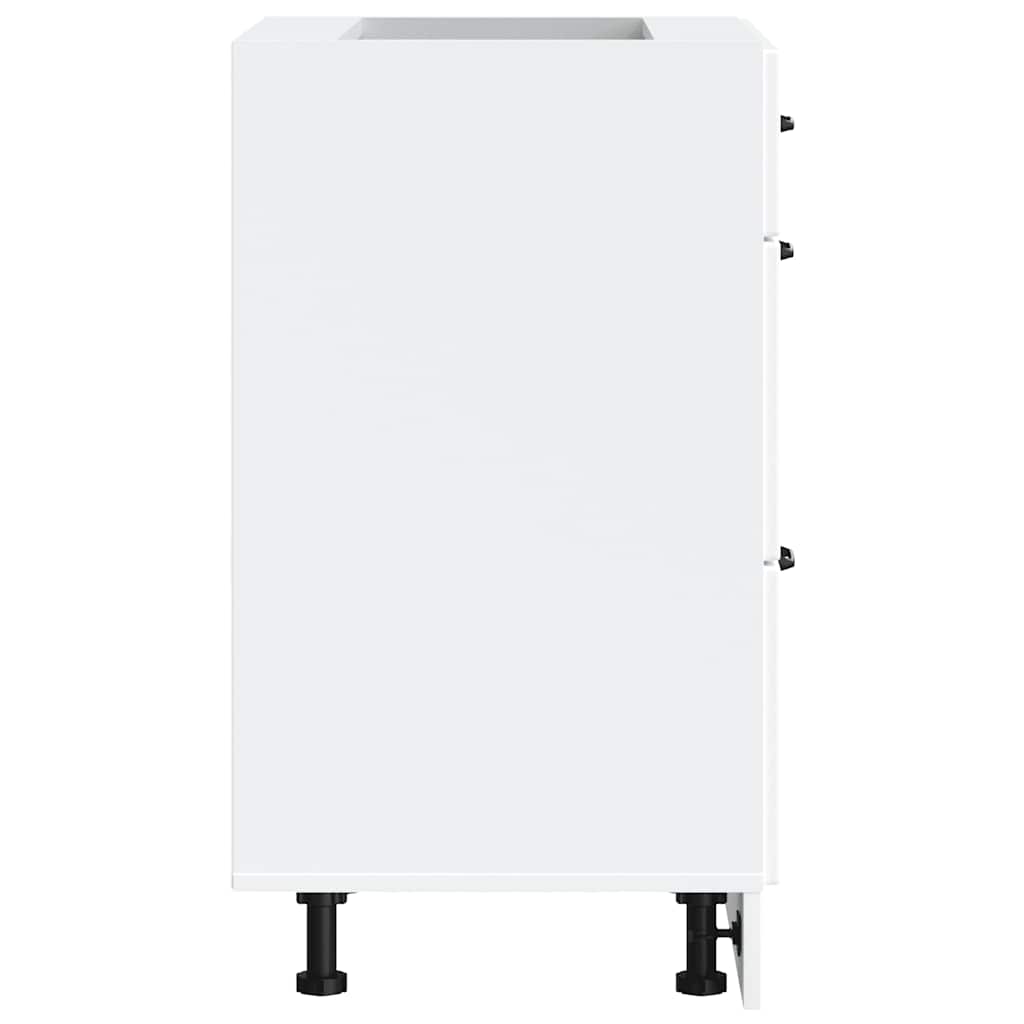 Base da Cucina Lucca Bianco in Legno Multistrato - homemem39