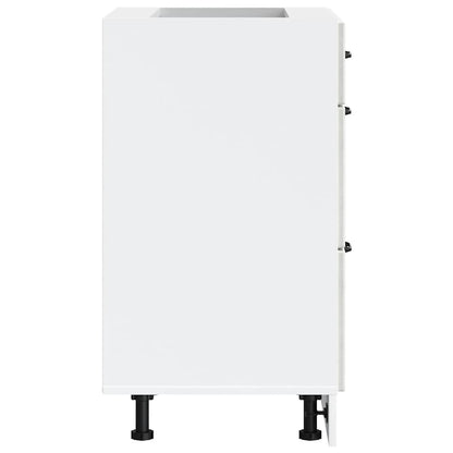 Base da Cucina Lucca Grigio Cemento in Legno Multistrato - homemem39