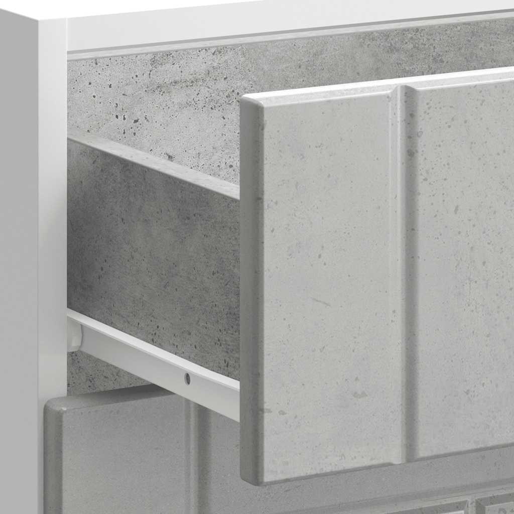 Base da Cucina Lucca Grigio Cemento in Legno Multistrato - homemem39